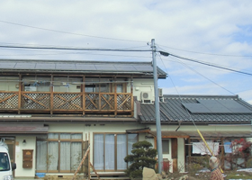上田市　大屋根と下屋【2】の施工イメージ